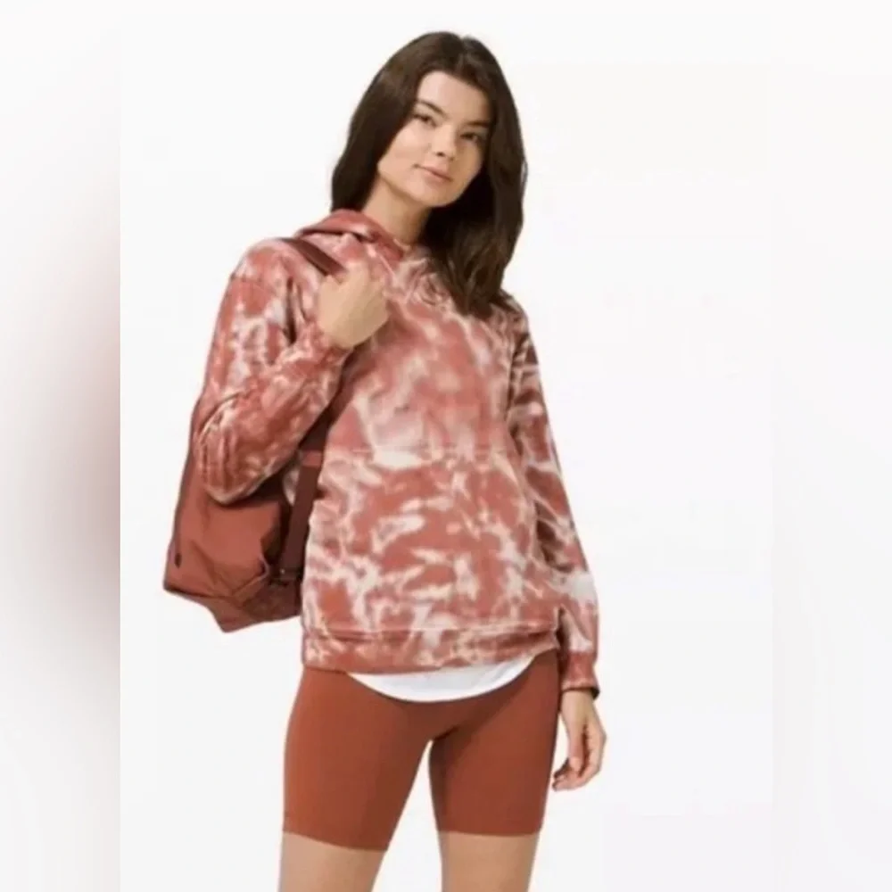 Lululemon All Yours Tie Dye Marmoleado Hoodie - Size 8